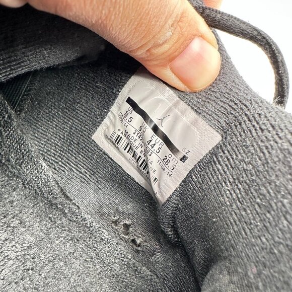 Nike Air Jordan 4 Retro Men Size 10.5 314254-003 Black Grey Mid Basketball Shoes - Picture 10 of 11